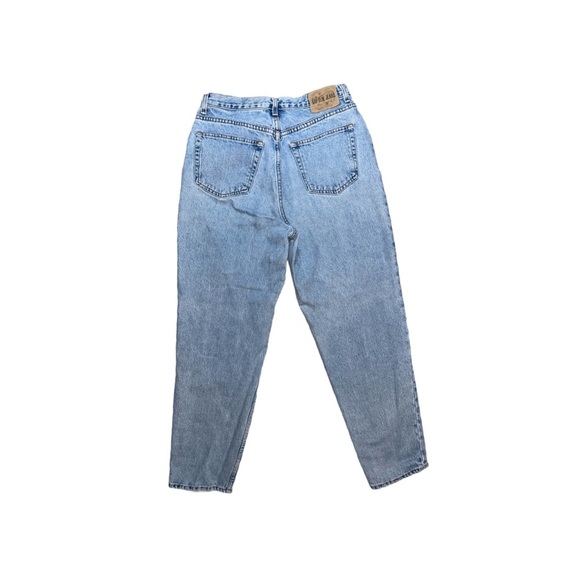 Vintage Gap Blue Jeans Reverse Fit High Waist Ankle Size 12 - Picture 3 of 14